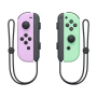 Pair of Joy-Con Controllers for Nintendo Switch Green / Purple Pastel