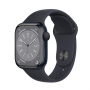 Montre Connectée Apple Watch Series 9 GPS + Cellular 45mm Midnight Aluminium Avec Boîte et Bracelet - Grade A