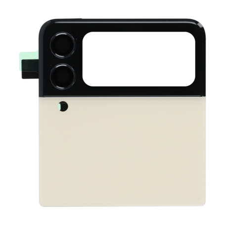 Upper Rear Window Samsung Galaxy Z Flip 3 (F711) White (Without Logo)