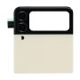Upper Rear Window Samsung Galaxy Z Flip 3 (F711) White (Without Logo)