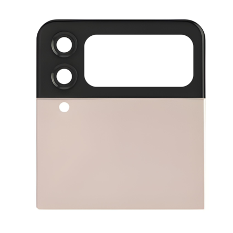 Upper Rear Window Samsung Galaxy Z Flip 3 (F711) Gold (Without Logo)