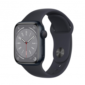 Montre Connectée Apple Watch Series 9 Cellulaire 45mm Midnight Aluminium (Sans Bracelet) - Grade A