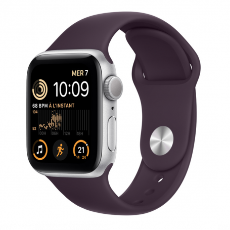 Montre Connectée Apple Watch Series SE GPS 40mm Aluminium Argent (Sans Bracelet) - Grade AB