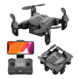 Mini Drone Professionnel avec Caméra 4K Portable RTF Pliable RC Quadricoptère avec 4 Batteries