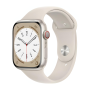 Montre Connectée Apple Watch Series 8 GPS + Cellular 45mm Aluminium Lumière Stellaire (Sans Bracelet) - Grade A