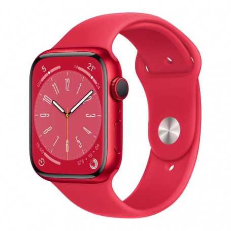 Montre Connectée Apple Watch Series 8 GPS + Cellular 45mm Aluminium Rouge (Sans Bracelet) - Grade AB