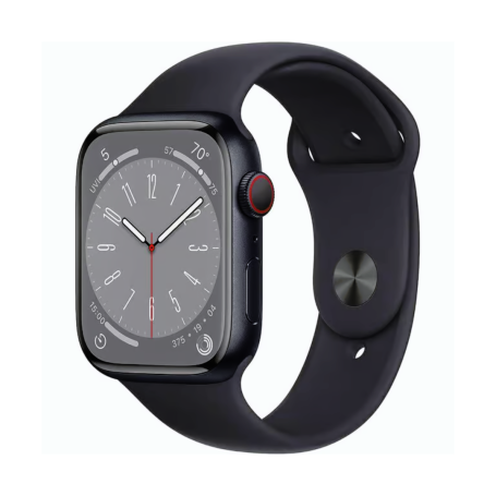 Montre Connectée Apple Watch Series 8 GPS + Cellular 45mm Midnight Aluminium (Sans Bracelet) - Grade A