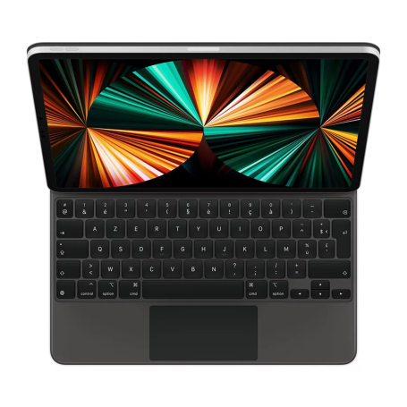 Housse/Clavier Magic Keyboard pour iPad Pro 12.9" avec Trackpad Intégré - USB-C - AZERTY - Noir (Apple) - Grade AB