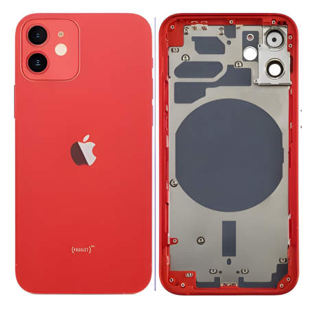 Empty Chassis iPhone 12 Red (Original Disassembled) Grade A