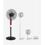 Ventilateur portable télescopique REMAX Rose 7200 mAh pour l'été rechargeable par USB