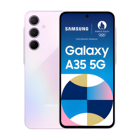 Samsung Galaxy A35 5G 128 Go Lilas - Non EU - Neuf