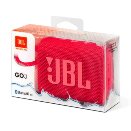 Enceinte Bluetooth Portable JBL Go 3 Rouge IP67 5H