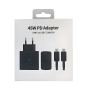 Kit Chargeur Type-C / Type-C Samsung EP-TA845XBEGCN 45W - 1M - Noir - Retail Box (Origine)