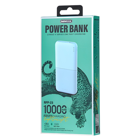 Power Bank 10000mAh RPP-23 REMAX - Bleu