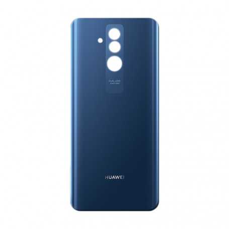 Vitre arrière Huawei Mate 20 Lite Noir/Bleu/Or- Avec Logo + Adhesif