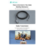 HDMI to Type C Cable (Updated) - Devia Storm Series - 2 M - Black