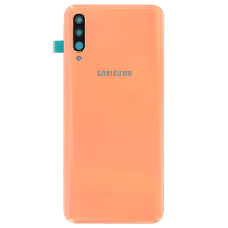 Rear window Samsung Galaxy A50 (A505F) Orange (Original Disassembled) - Grade B