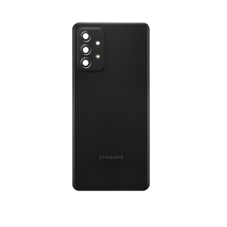 Vitre Arrière Samsung Galaxy A72 (A725F) Sans Contour lentille Noir (Original Démonté) -Grade B