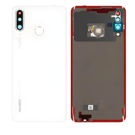 Vitre arrière Huawei P30 Lite Bleu Aurora - Avec logo + Adhésif