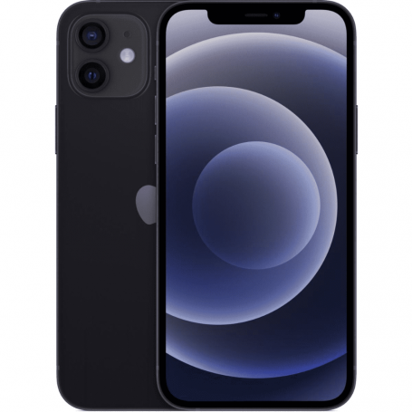 iPhone 12 64 Go Noir  - Grade AB (TVA sur Marge)*