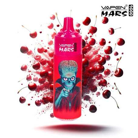 Rechargeable Type-C Vape - Vapen Mars - 9000 puffs 0% Nicotine - Cherry