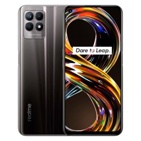 Realme 8i 64 Go Noir - Grade A avec Boîte et Accessoires