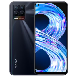 Realme 8 6+128 GB Black Punk- Grade AB with Box and Accessories