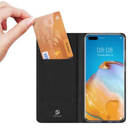 Étui Rabat Skin Pro pour iPhone 12 Pro Max Noir
