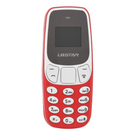 Mini Téléphone Portable L8STAR BM10 Rouge - Dual Nano SIM, Compact et Efficace