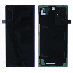 Vitre arrière Samsung Galaxy Note 10 (N970) (Original Démonté) Noir - Grade B