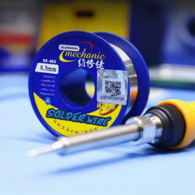 Fil à Souder Double Flux 0.3 mm 60g MECHANIC | Etech-Parts