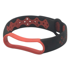 Bracelet pour Montre Xiaomi Noir/Rouge – Confort et Style au Poignet