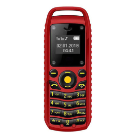 Mini Telephone Portable B25 2G Dual Nano SIM Rouge