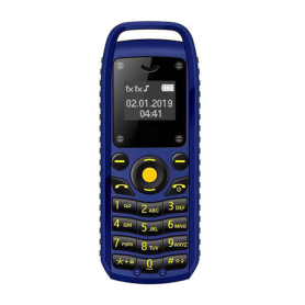 Mini Portable Phone B25 2G Dual Nano SIM Blue