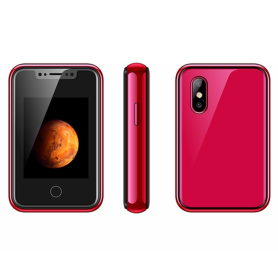 Mini Portable Phone 8XR 2G Dual Nano SIM Red