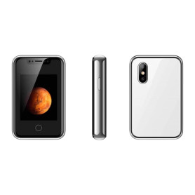 Mini Telephone Portable 8XR Dual Nano SIM Blanc