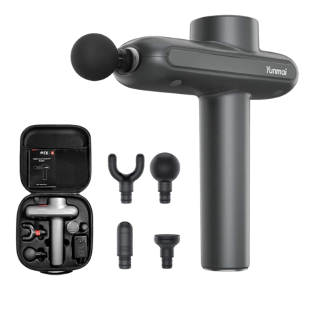 "Meavon Massage Gun – Gris | Pistolet de Massage Professionnel pour la Relaxation et la Récupération | Achetez Maintenant!"