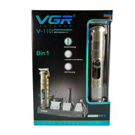 "M tondeuse à cheveux électrique VGR V-110 8 en 1 – Précision et polyvalence pour coiffures parfaites"
