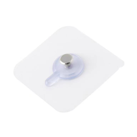 Crochet Bouton Adhésif Transparent