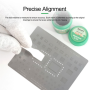 Buy RELIFE RL-044 IP CPU Stencil Set of 8 for iPhone High-Precision Steel Templates