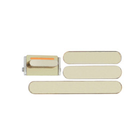 Pack Boutons volume + Vibreur + Power iPhone 13 Pro/ 13 Pro Max Or