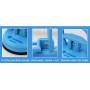 Aspirateur à Main SUNSHINE SS-041 Suceur Bleu – Idéal pour Nettoyage Rapide et Facile