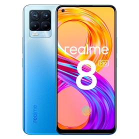 Realme 8 Pro 8+128 GB Infinite Blue - Grade A with Box and Accessories "Realme 8 Pro 8+128GB Infinite Blue - Latest Model | Top Smartphone Deals"