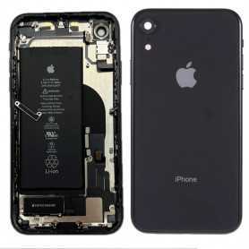 Châssis Complet iPhone XR Noir - Batterie et Connecteur de Charge Inclus - Origine Démonte - Grade B