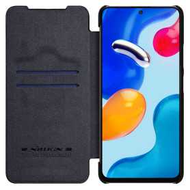 Étui Rabat Nillkin Qin Marron pour Xiaomi Redmi 10T Lite / Note 9 Pro - Protection Élégante et Durable