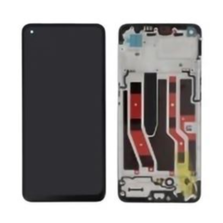 Oppo Reno 7 4G Black Screen + Frame (Service Pack) - 4130179