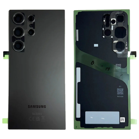 Back Glass Replacement for Samsung Galaxy S23 Ultra S918B Lime - Original Service Pack