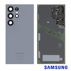 Vitre arrière Samsung Galaxy S24 Ultra (S928B) Titane Bleu (Service Pack) - GH82-33349F Vitre Arrière Samsung Galaxy S24 Ultra Titane Bleu - Pièce de Rechange Officielle