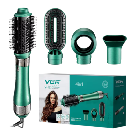 4 in 1 Heating Brush 1000W VGR V493 - Green | Etech-Parts