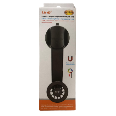 LinQ H3254 Magnetic Smartphone Car Holder - Secure & Flexible Mount